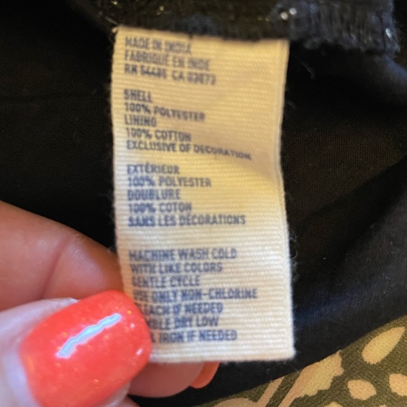 American Eagle Outfitters AEO Print Embroidered Tie Straps Tassel Accent XS TP - Picture 13 of 16